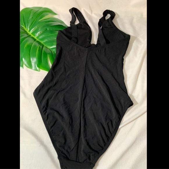 NEW $168 Robin Piccone Ava Underwire One-Piece Swimsuit in Black‎ [SZ 6 ] - Picture 6 of 8